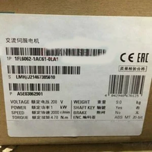 For Siemens Servo Motor 1FL6062-1AC61-0LA1 1FL60621AC610LA1 - Picture 1 of 1