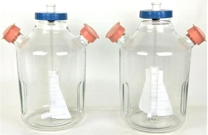 Corning ProCulture 4502-6L Double Sidearm Spinner Flask - 6000mL - Picture 1 of 3