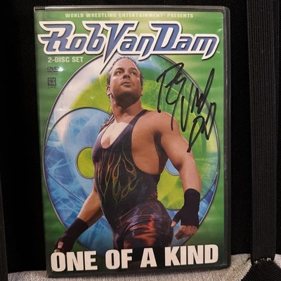Rob Van Dam Signed Dvd Cover Wwf Wwe Autographed Ecw - Image 1 of 3