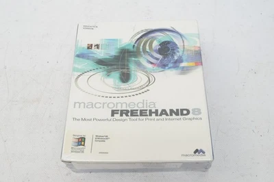 Macromedia Freehand 8 New Sealed Box - Image 1 of 2