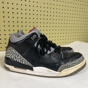 Nike Air Jordan 3 Retro "Black Cement" 2011 Men’s Size 10 136064-010 *Worn - Picture 1 of 11