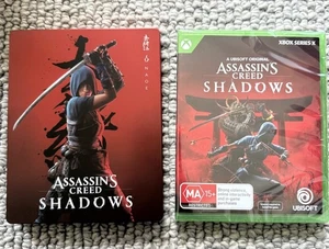 Assassin's Assassins Creed Shadows Xbox Series X Sealed with DLC And Steel Case - Picture 1 of 10