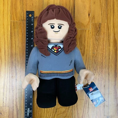 LEGO Harry Potter Wizarding World Hermione Granger Minifigure 13" Plush NWT New - Image 1 of 4