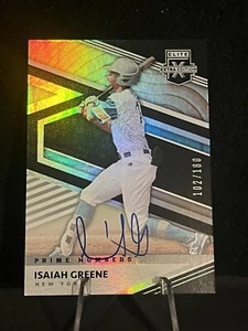 2020 Panini Elite Extra Edition Isaiah Greene Prime Numbers Auto /180 - Picture 1 of 1