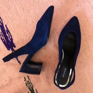 Jaggar Midnight Wildleder Slingback Pantoletten UVP 220 $ - Bild 1 von 4