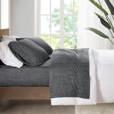 Intelligent Design Comfort Cool Jersey Knit Nylon Blend Deep Pocket  Sheet Set - Image 1 of 4