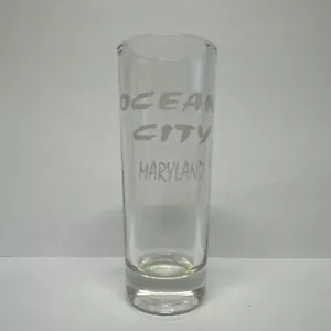 Souvenir Schnapsglas OCEAN CITY, MD Maryland groß 4"" Neu! - Bild 1 von 3