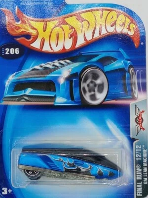2003 Hot Wheels #206 Final Run 12/12 GM LEAN MACHINE Blue/Black w/Chrome Pr5 Sp - Image 1 of 3