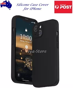 Shockproof Silicon Case Cover For iPhone 14 13 12 11 Mini Pro XS Max XR 7/8 Plus - Picture 1 of 25