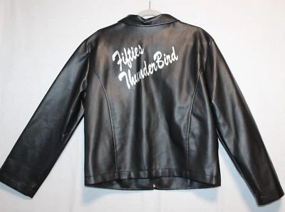 Chaqueta Jerry Beck Charades Años Cincuenta ThunderBird Imitación Cuero L Grasa Halloween  Foto 1 de 4