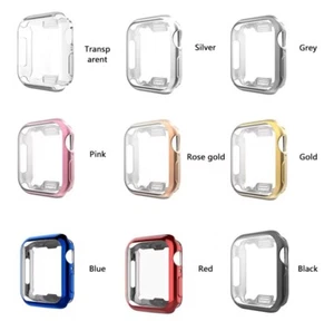 Apple Watch Serie 1 - 10 SE TPU Schutz Hülle Case 38 - 45 mm 9 Farben Bumper Uhr - Bild 1 von 15