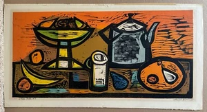 Impresión firmada por Irving Amen "Naturaleza muerta #3" numerada 4/50 fecha 1959 - Imagen 1 de 1
