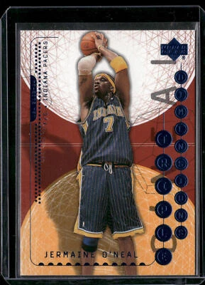 Jermaine O'Neal 2003-04 Upper Deck Triple Dimensions #31 Indiana Pacers - Image 1 of 2