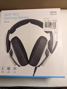 EPOS Audio GSP 601 Closed Acoustic Gaming Headset - White-read please - Picture 1 of 7