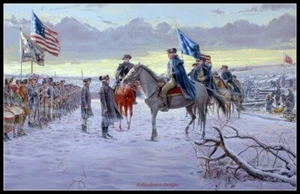 Gráfico con agujas hágalo usted mismo - Patrones de punto de cruz contados - Washington at Valley Forge - Imagen 1 de 2