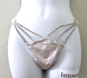 Victoria's Secret Very Sexy Starstruck Shine Smooth High-Leg Thong Panty Size L - Picture 1 of 5