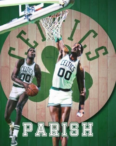 Boston Celtics Lithograph print of Robert Parish 2021 - Picture 1 of 1
