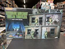 NECA Teenage Mutant Ninja Turtles SDCC Street Scene Diorama TMNT 1990 Movie New