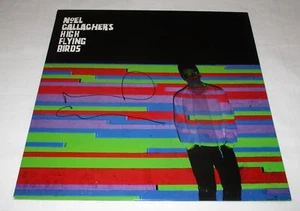 NOEL GALLAGHER SIGNIERTE HOCHFLIEGENDE VÖGEL VINYL-SCHALLPLATTE JSA - Bild 1 von 3