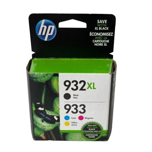 HP 932XL/933 (N9H62FN) Cyan/Black/Magenta/Yellow Ink Cartridge