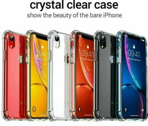 Case for iPhone XS MAX 7 8 6 6s Plus XR ShockProof Soft Phone Cover TPU Silicone - Picture 1 of 12