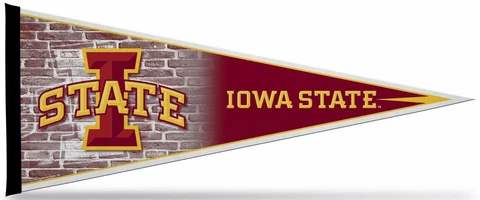 NCAA Iowa State Cyclones 12" x 30" Pennant, NEW Cover