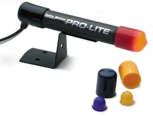 AutoMeter 3239 Pro-Lite Warning Lights Black Housing Mini Shift Light Red Lens - Picture 1 of 3