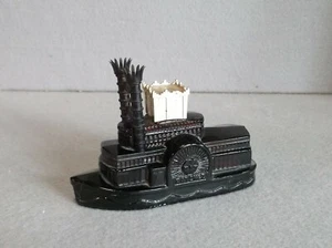 AVON NATCHEZ BARCO DE VAPOR PICANTE PARA DESPUÉS DEL AFEITADO JARRA AÑOS 70 MARRÓN botella de vidrio - Imagen 1 de 8