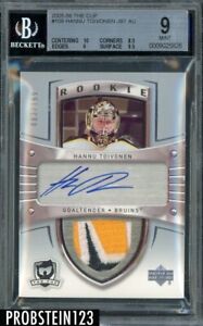2005-06 UD The Cup Hockey Hannu Toivonen RPA RC Patch /199 BGS 9 w/ 10 AUTO