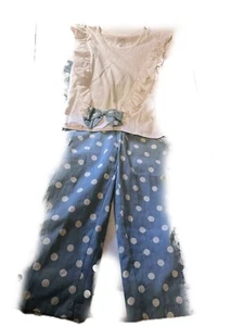 Girl Outfit Size XLarge 14/16 Plus Sleeveless Shirt & Capri Wonder Nation New - Picture 1 of 4