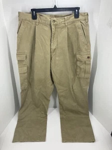 Orvis cargo pants Sz36 Fishing Hiking Pants Tan 7 Pocket. Inseam 28” - Picture 1 of 4