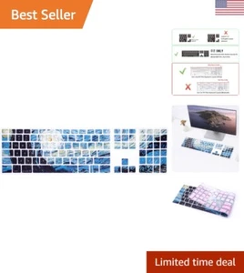 Keyboard Protective Cover Skin - Ultra Thin Silicone - Waterproof - Cute Print - Picture 1 of 9