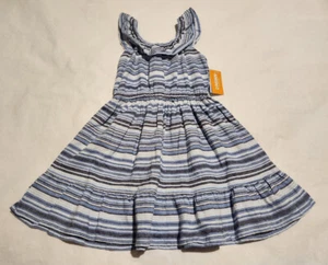 NWT Gymboree Sandy Shores Ruffled Striped Dress Girls 6 - Picture 1 of 1