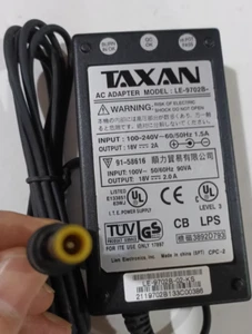 Taxan LE-9702B 18V 2A Charger Power Adapter - Afbeelding 1 van 2