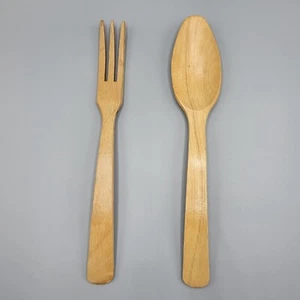 Holz Löffel und Gabel Set Massivholz Utensilien Made in Japan #1 - Bild 1 von 4