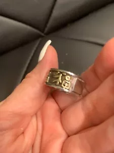 925 Sterling Ring Gesundheit, Reichtum und Glück - Größe 7 - Bild 1 von 7