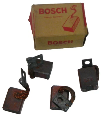 4 PK HIRTH SACHS BOSCH ELECTRIC STARTER MOTOR BRUSHES 2 007 014 000 NOS OEM - Image 1 of 2