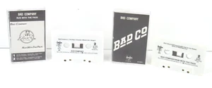 Bad Company Cassettes 'Bad Company & Run With the Pack' VG Condition - Picture 1 of 3