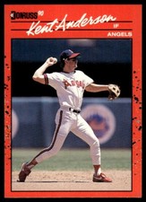 1990 Donruss #490 Kent Anderson California Angels