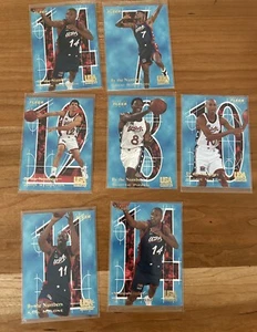 1996 Fleer/Skybox USA By The Numbers Basketball Lot of 7 Trading Cards (Z2) - Bild 1 von 2