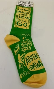 Primitives by Kathy Lol Socken ""Oh The Places These Socks Will Go"" Einheitsgröße neu mit Etikett - Bild 1 von 6