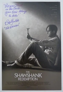 Bob Gunton Shawshank Redemption signiertes 12x18 Foto garantiert mit Zitat #3 - Bild 1 von 3