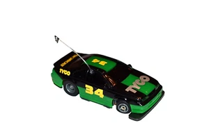 TYCO HO Command Control Wide Pan TCR Ford Thunderbird #34 Nascar verde negro - Imagen 1 de 5