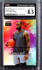 2021 Skybox Metal Universe Champions Lebron James Skybox Premium CGC 8.5 - Picture 1 of 2
