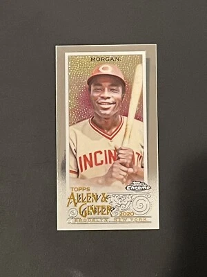 Joe Morgan Allen And Ginter Chrome Baseball Mini #27 Cincinnati Reds - Image 1 of 2