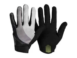 New, Bontrager Tario Women's Full-Finger MTB Glove, grey, small - Picture 1 of 1