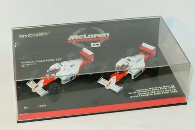 1/43 World Champion Set McLaren Tag Turbo MP4/2B & 2C  1985 & 1986 Alain Prost - Image 1 of 4