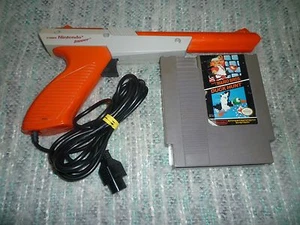 Nintendo NES Orange Light Zapper Gun + Super Mario Bros./Duck Hunt - Bild 1 von 2