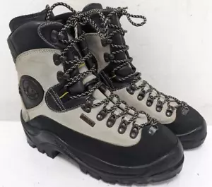 LA SPORTIVA GORETEX BOOTS, MADE IN ITALY, UK8 US9 EU42, GREY/BLACK, K361 - Picture 1 of 13