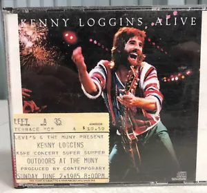 Kenny Loggins Alive 2CD Set + 1995 Ticket Stub St. Louis Missouri Muny - Picture 1 of 6